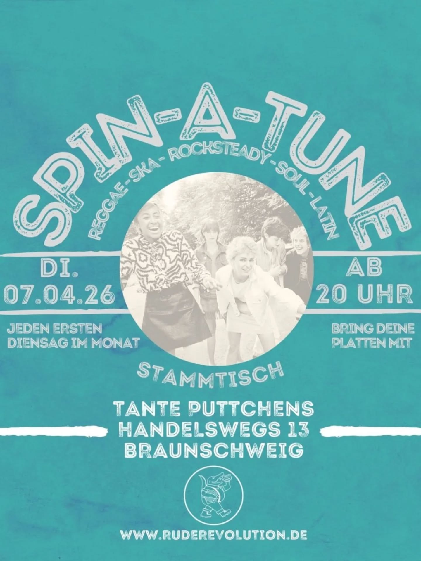 Morgen ist wieder SPIN A Tune.
Wir treffen uns in entspannter Atmosphäre bei kühlen Getränken im @tanteputtchens , bringen unsere #Reggae #Rocksteady #Ska #Soul Platten mit und freuen uns auf neue Gesichter um über Musik, Veranstaltungen und über das Leben als solches zu reden und philosophieren.
Kommt ab 20 Uhr Rum, bringt ein wenig Zeit und im Idealfall noch deine neusten Platten mit und habe einen guten Abend mit uns.
Wir sehen uns Dienstag beim #SPINATUNE

SPIN-A-Tune. We meet in a relaxed atmosphere with cool drinks tomorrow at @tanteputtchens , bring our Reggae Rocksteady Ska Soul records and look forward to meeting new faces to talk and philosophise about music, events and life as such.— hier: Tante Puttchens Bierwirtschaft.
Come to Rum from 8 pm, bring some time and ideally your latest records and have a good evening with us.
See you tuesday at spinatune
t BossSounds skinheadreggae skinheadsubculture skinheadstyle subculture @tanteputtchens
