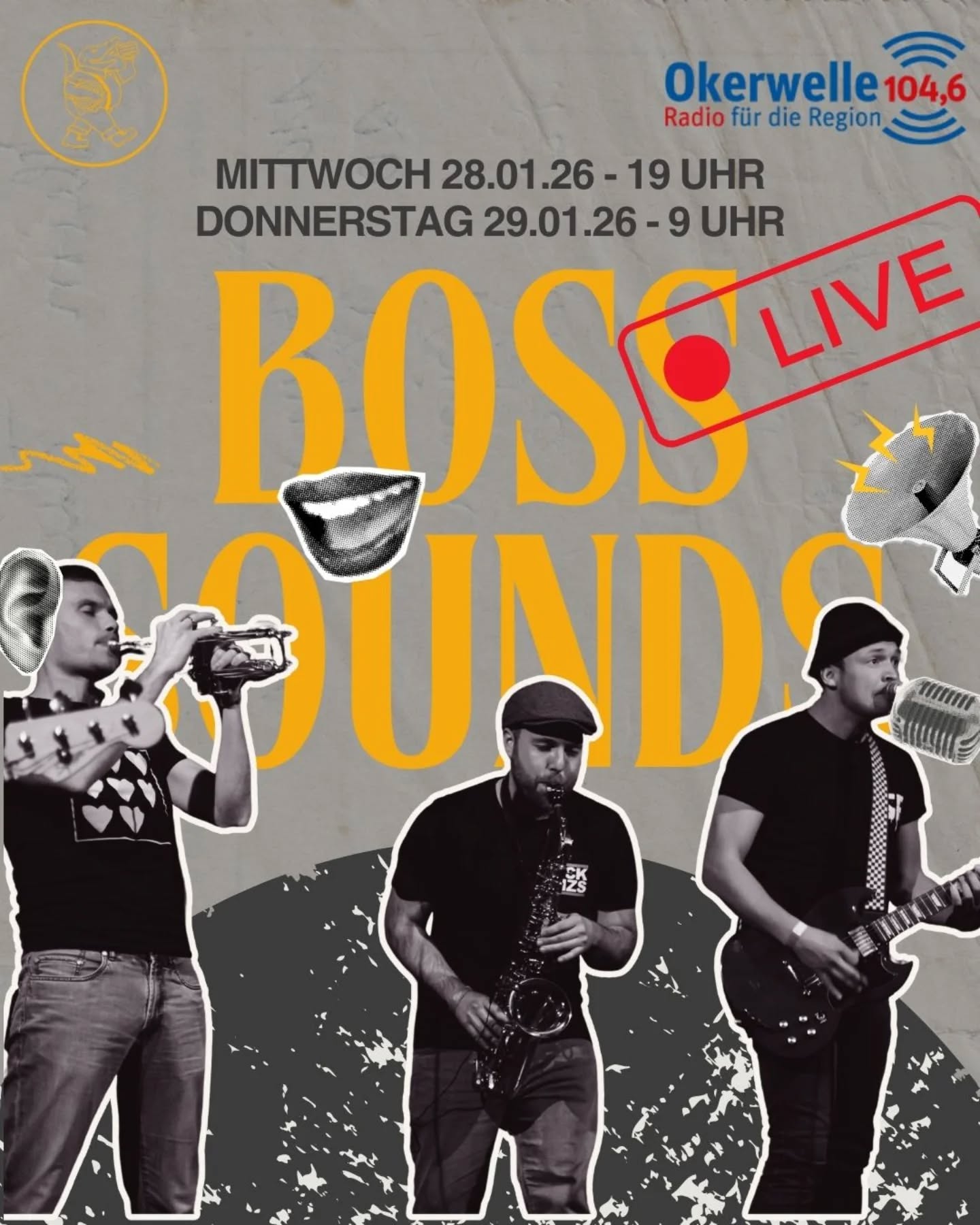 Heute geht's es wieder live mit Rude Revolution bei Bis20-Mosaik. Am 28. Januar 2026
19:00 Uhr auf Radio Okerwelle.
Wir führen euch durch eine Stunde Boss Sound.
Bis  gleich 
Stay Rude, Stay Rebel 
Rude Revolution

#ruderevolution #BossSound #radiookerwelle #Braunschweig #reggae