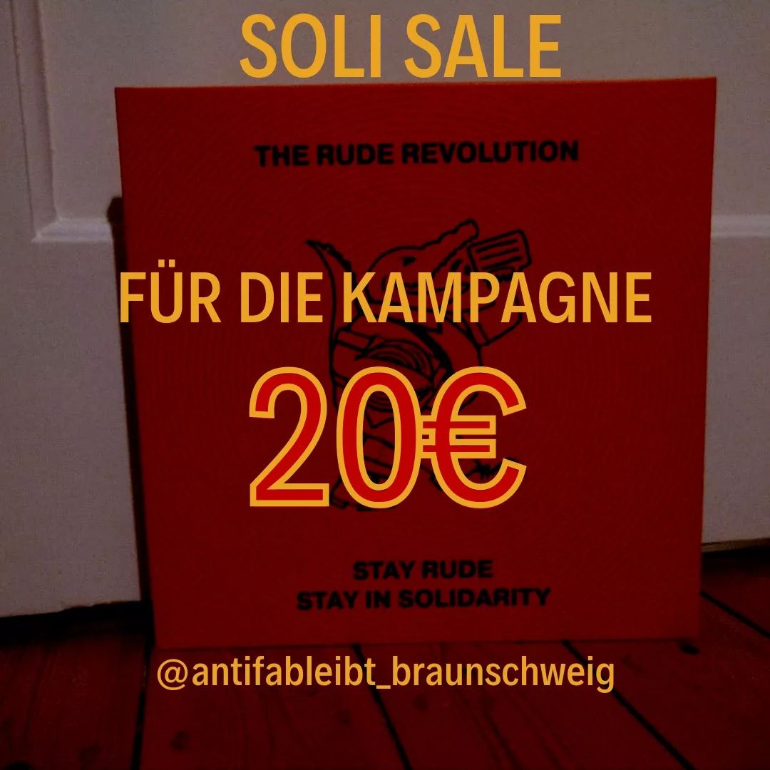 Unseren Solisampler STAD RUDE STAY IN SOLIDARITY gibt es jetzt bei uns für 20€ zu kaufen. Die zusätzlichen 5€ fließen in die Kasse der Kampagne @antifableibt_braunschweig - die sich gegen die #Kriminalisierung von #Antifaschismus in #Braunschweig engagiert

#ruderevolution #stayrude #staxyinsolidarity #antifa #sharp #rash #stayrudestayrebel #alwaysantifa #siempreantifa